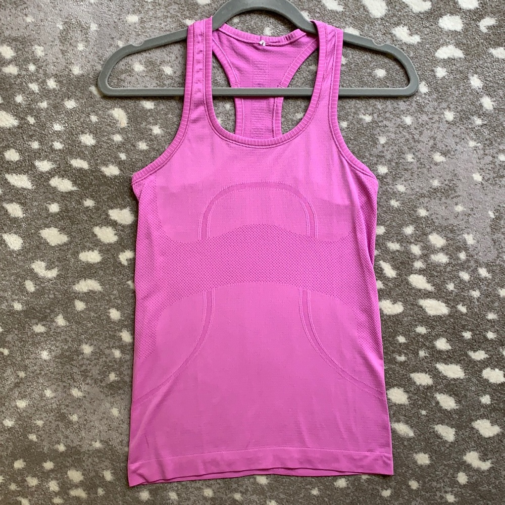 Lululemon Swiftly Tank size 4 Pink Glow